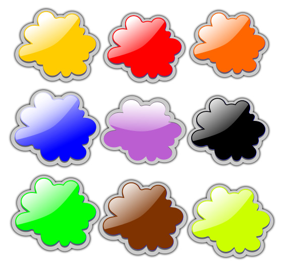 color clouds glossy