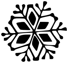 Snowflake BW 30