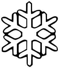 Snowflake BW 50
