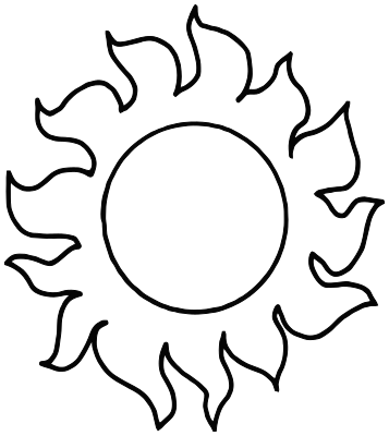sun outline 2