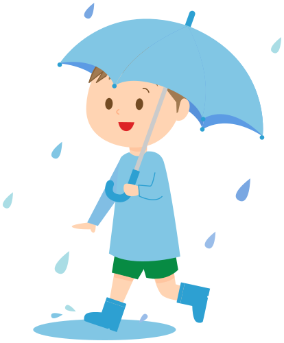 boy w umbrella