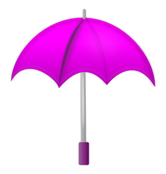 umbrella open pink