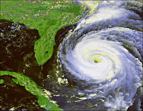 hurricane fran NASA