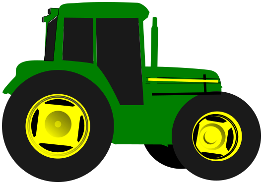 farming tractor green