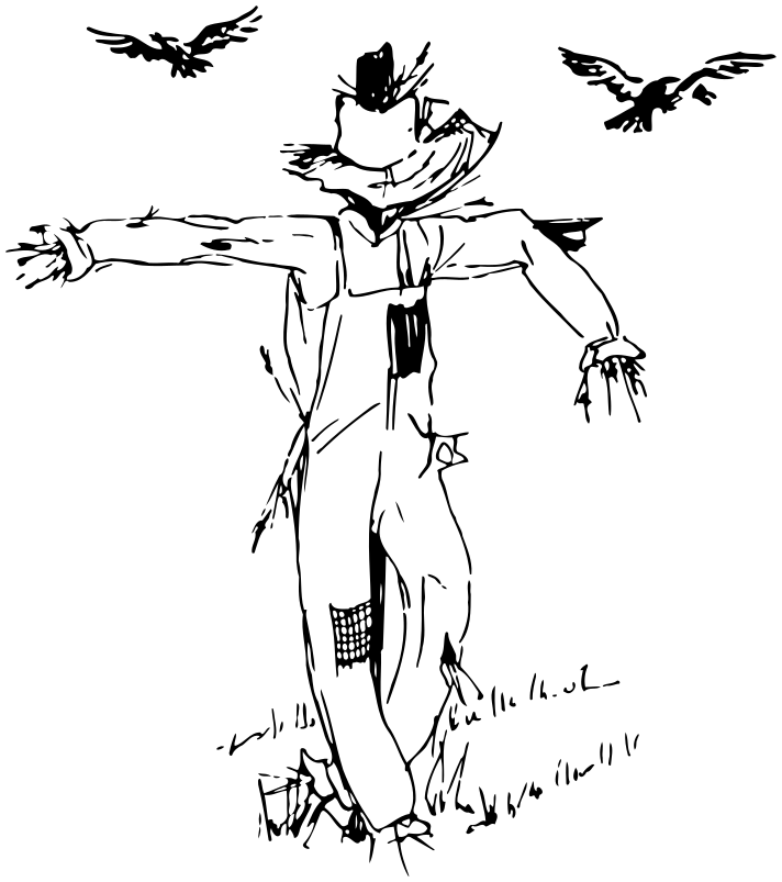 Scarecrow lineart