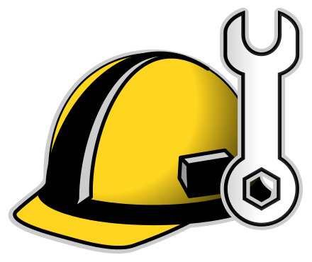 hard hat and wrench