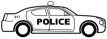Police Car lineart