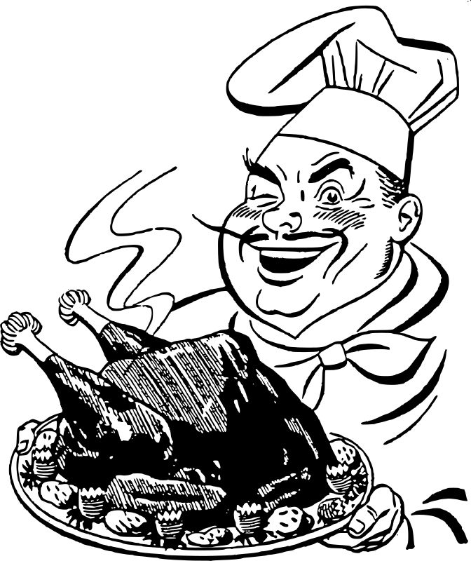 chef w turkey