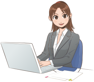 computer-user-female-posing