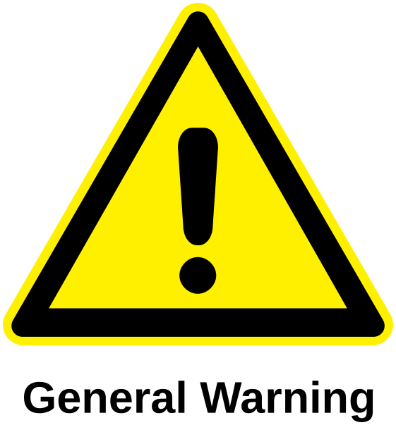 general warning label