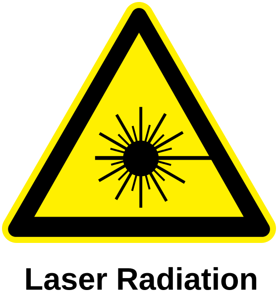 laser radiation label