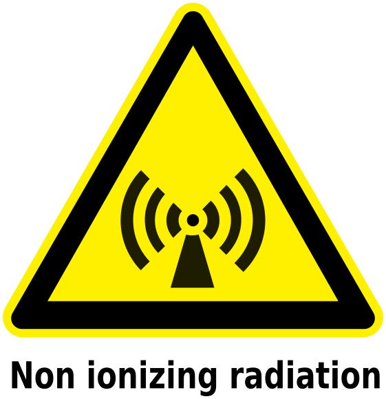non ionizing radiation label