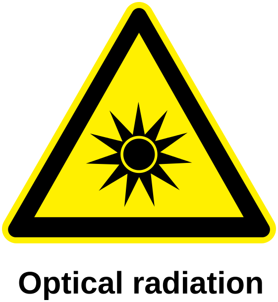 optical radiation label