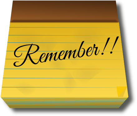 Remember-post-it note
