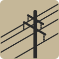 utility pole icon