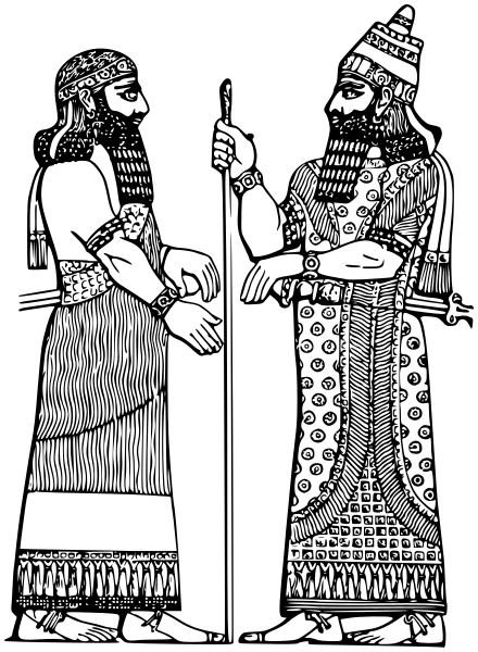 Assyrian King w Minister