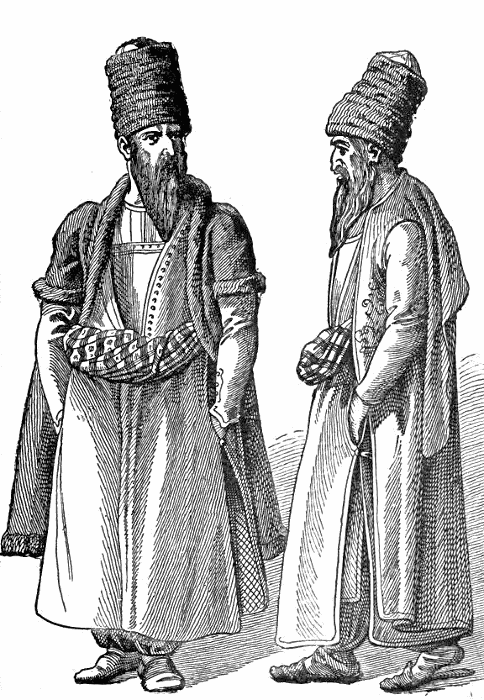 Persian costumes 1800s