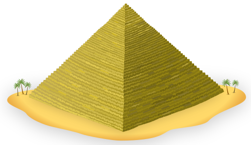 pyramid clipart
