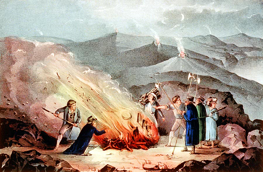Signal fires Ireland 1848