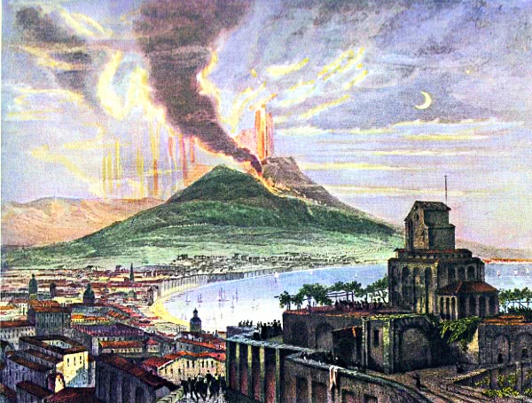 Mount Vesuvius 1858