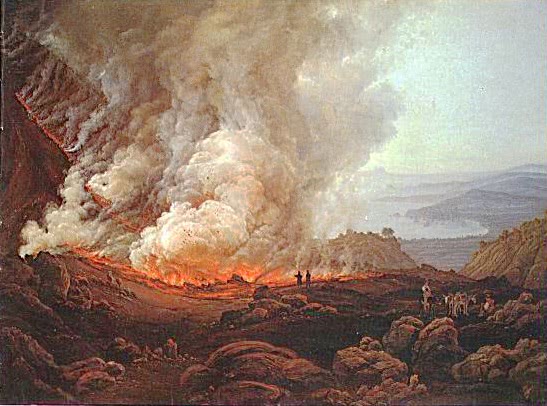 Vesuvius eruption 1820