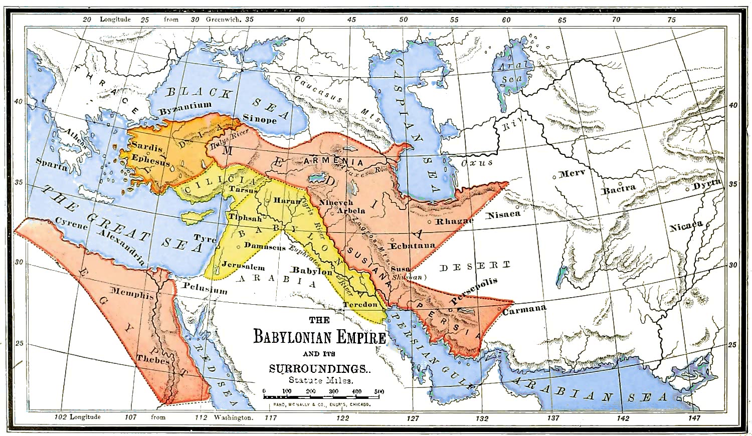Babylonian Empire Map
