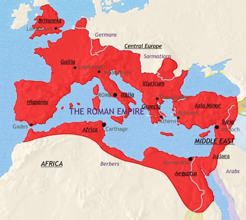 Roman Empire 200 AD
