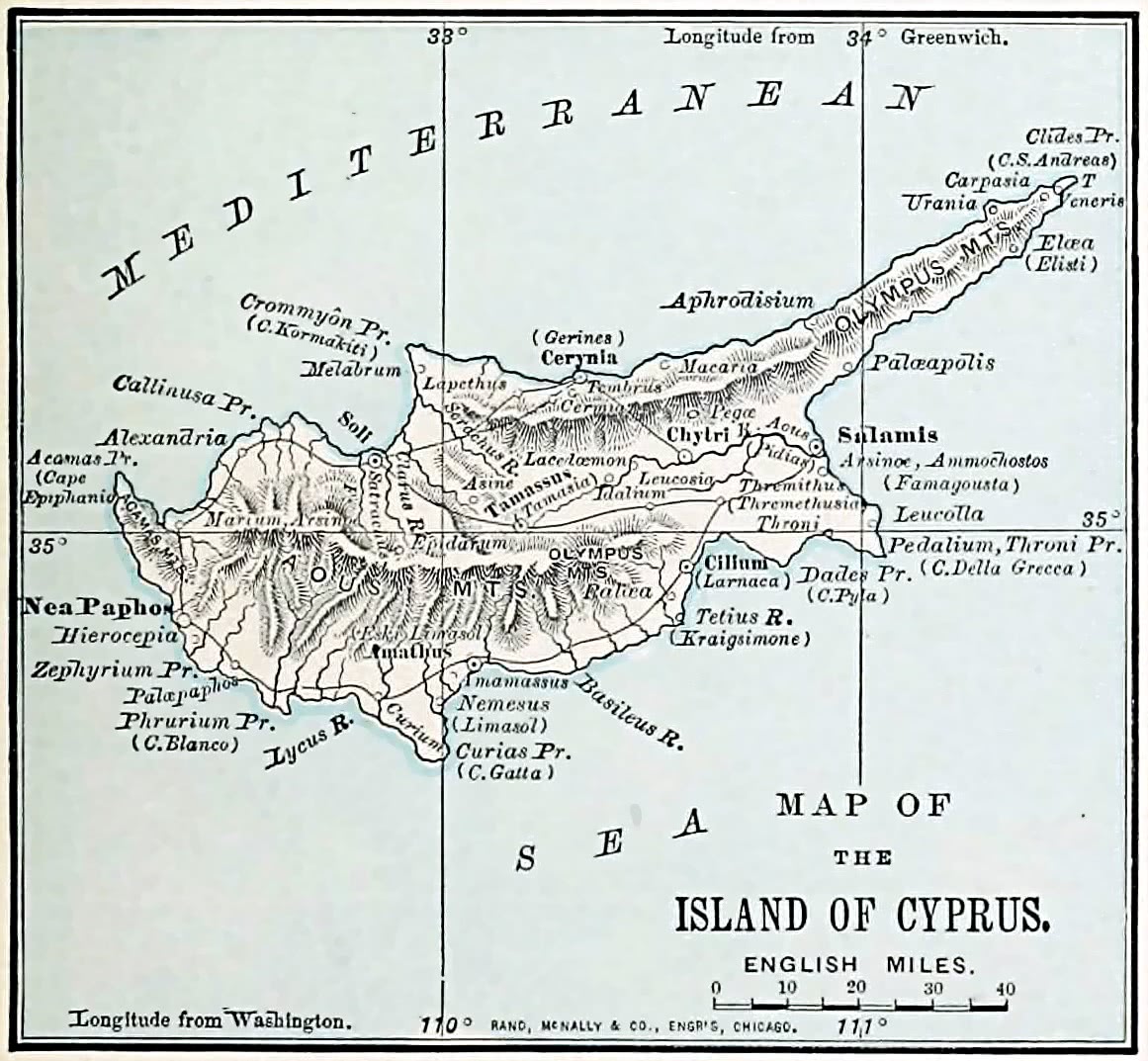 ancient Cyprus isle