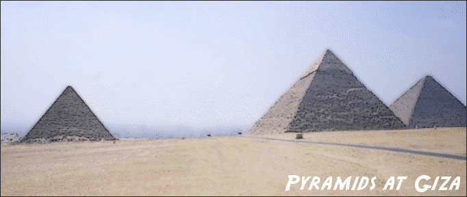 pyramids at giza