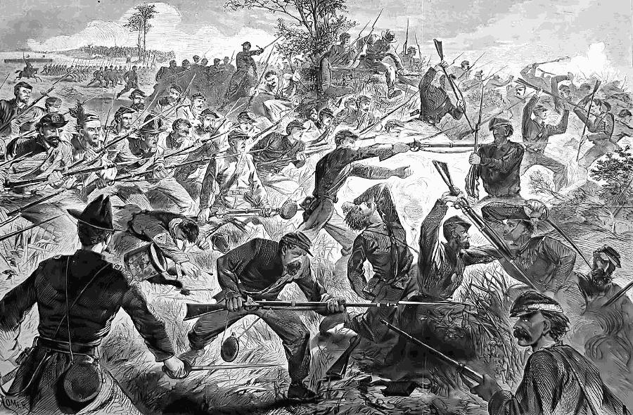Bayonet charge 1862