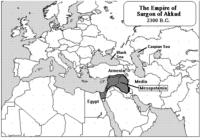 Mesopotamian empire 2300 BC