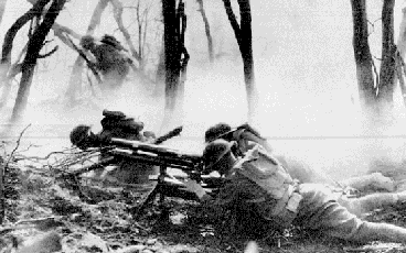 WW 1 American machine gun crew