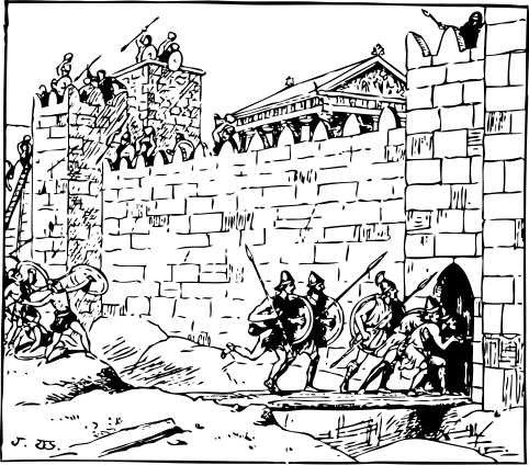 assault on a castle town