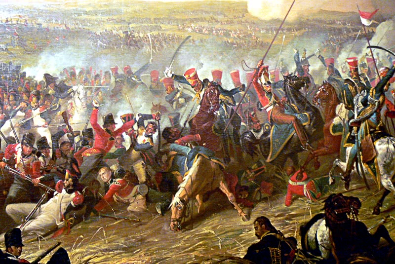 British attack near end of battle