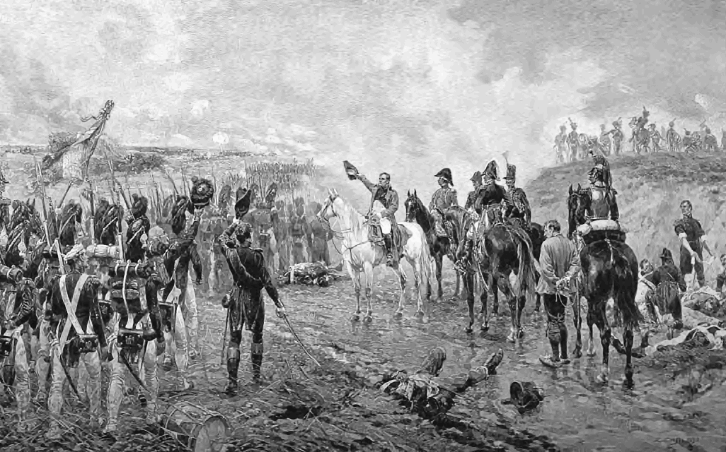 Napoleons last grand attack at Waterloo