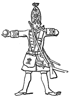 British footsoldier 1745