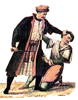 Cossack killing a Turk 1813