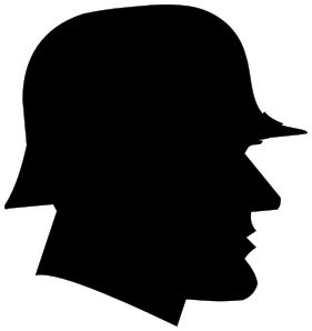 german soldier silhouette